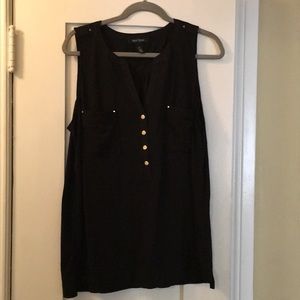 Black sleeveless shirt from WHBM.